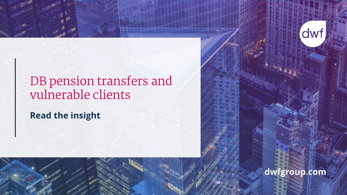 The #FCA is closely monitoring defined benefit #pension transfers with guidance for firms on aiding #vulnerableclients. Read our review for valuable insights on improving practices and ensuring clients receive protection from #scams. Find out more: bit.ly/3FweWjM #dwf