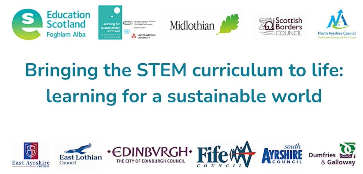 Join <a href="/LfSScotland/">Learning for Sustainability Scotland</a> on a collaborative learning journey &amp; embed LfS in your STEM practice inspiring transformative learning on world issues. Part of <a href="/STEMedscot/">STEM @ Education Scotland</a> PL learning programme, open to schools &amp; ELC settings in <a href="/SWEIC_RIC/">South West Educational Improvement Collaborative</a> &amp; @SEICollab Starts 30 Oct eventbrite.co.uk/e/bringing-the…