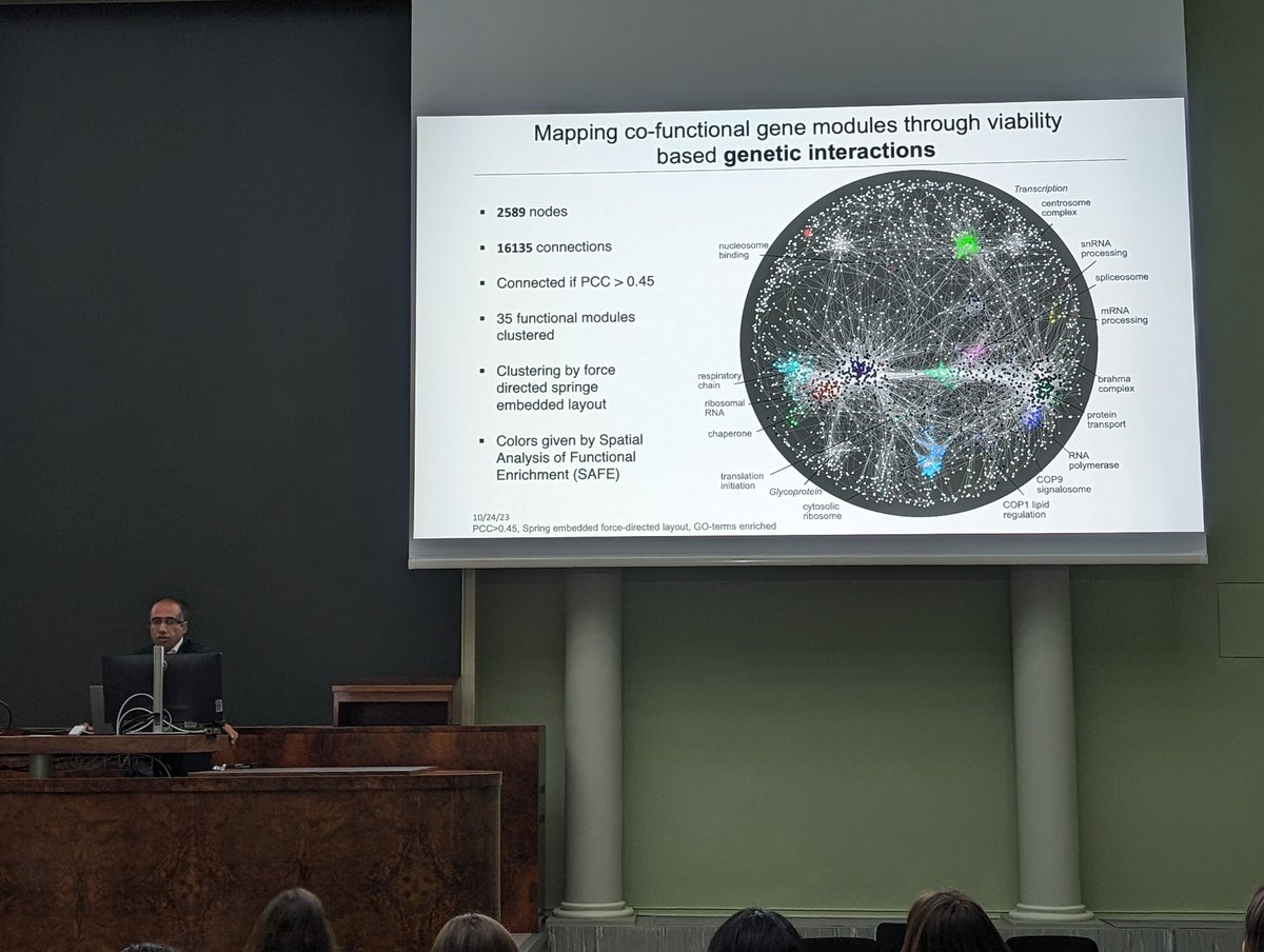 Javed Iqbal talks about work from @Boutroslab: A global genetic interaction network by single-cell imaging and machine learning. cell.com/cell-systems/f…