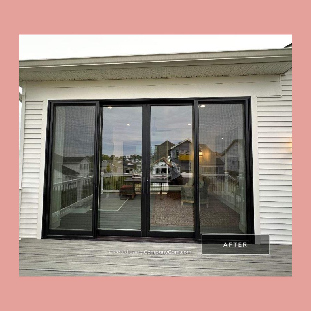 ChapmanWind0ws's tweet photo. Transformation Tuesday! Get a sleek new patio door and a better view!

#chapmanwds #chapmanwindowsanddoors #patiodoor #patio #transformationtuesday https://t.co/tOdsj7b4ff