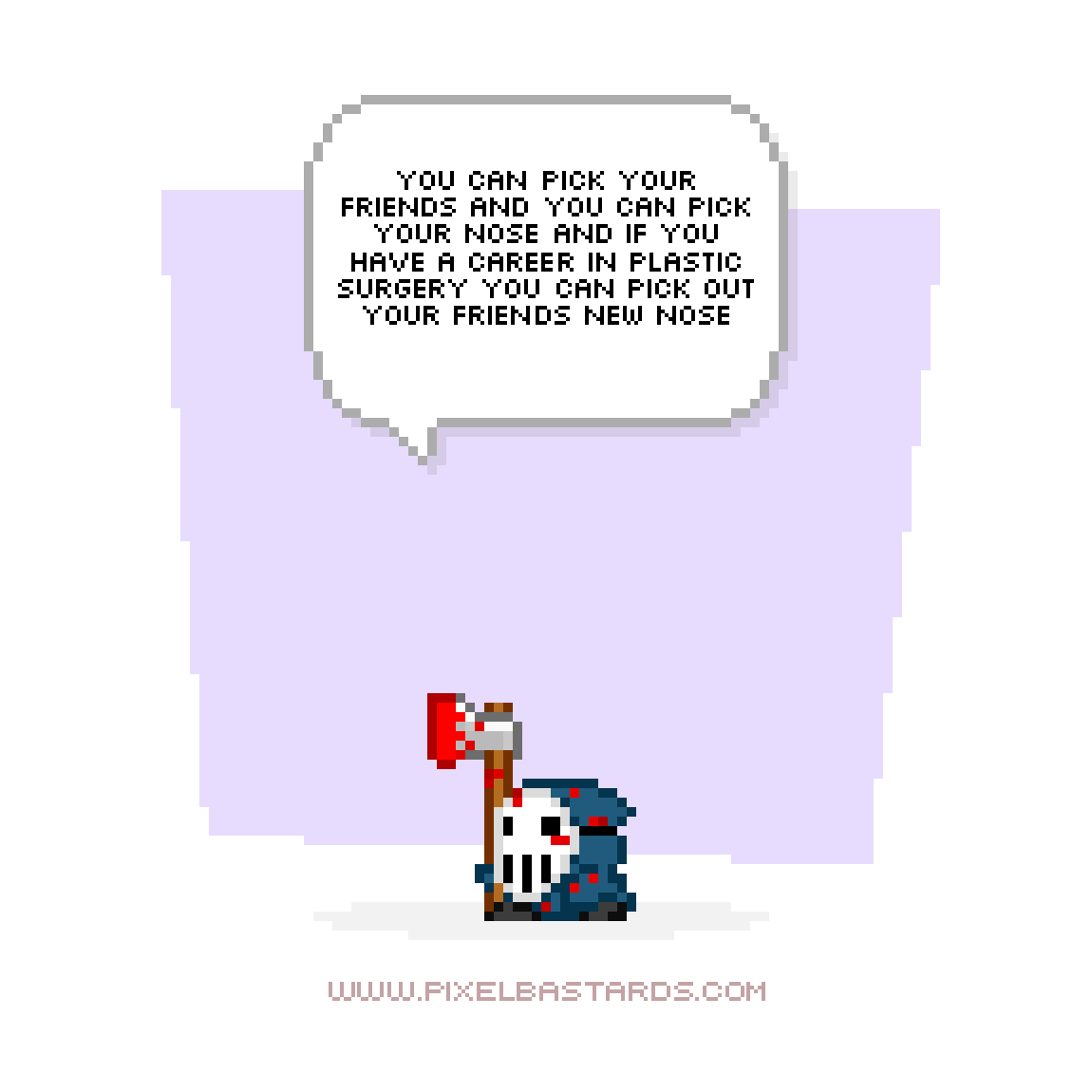 #nosepicking #plasticsurgery #friendship #webcomic #comic #comicstrip #pixel #pixelart #pixelcomic #bit #bitart #bitcomic #8bit #8bitart #8bitcomic #sprites #spritecomics #joke #funny #notfunny #stupid #oneliners #toomanyhashtags