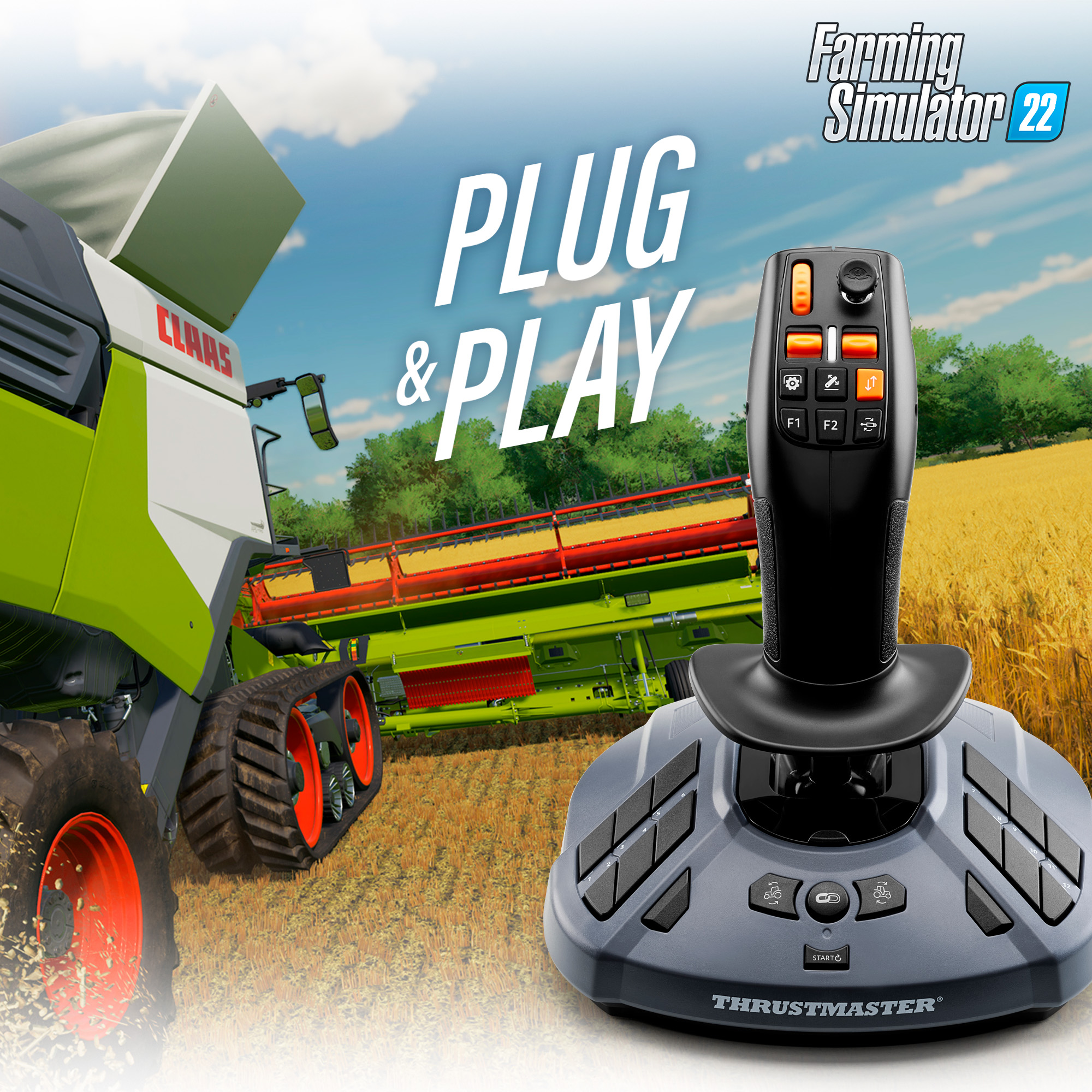 Thrustmaster - Get on your tractor! 🚜 The SimTask Farmstick is compatible  with PC and Plug & Play with Farming Simulator 22! 👉