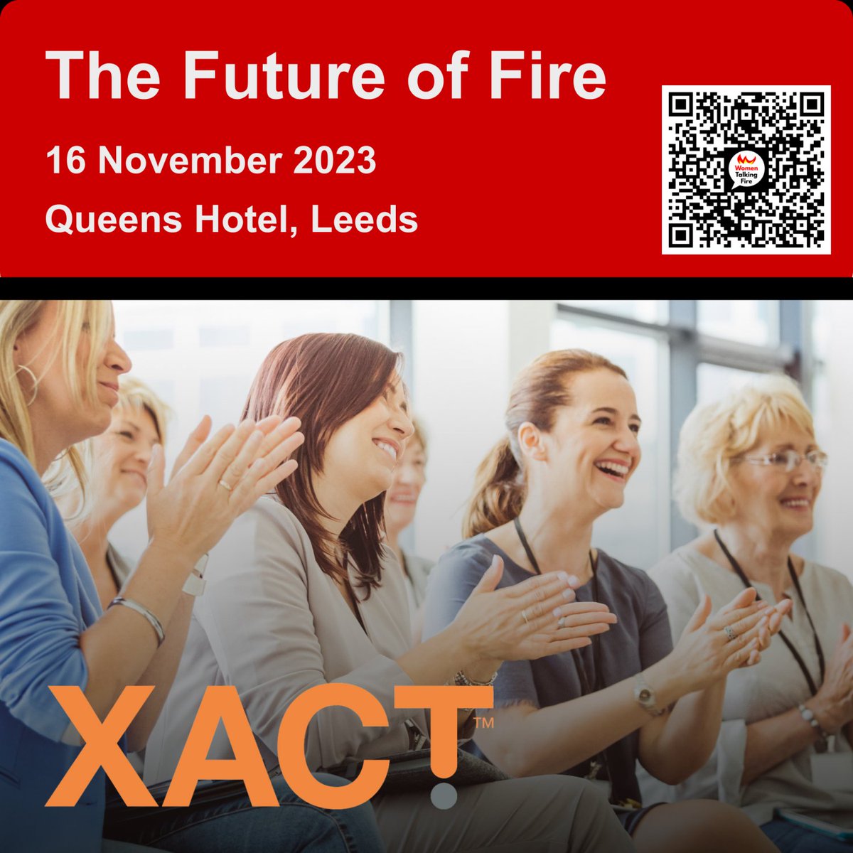 XactFireSafety's tweet photo. Xact is proud to be sponsoring the inaugural Women Talking Fire conference next Month. 

Tickets are still available for what promises to be a fantastic event on November 16th in Leeds. Get your tickets now!

#WomenTalkingFire #FireSafety https://t.co/sCAhau7lF2