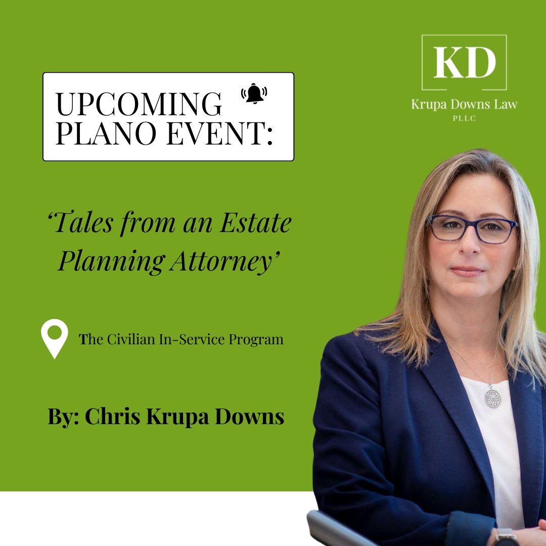 It's "take 4 " for presenting 'Tales from an Estate Planning Attorney' this month as today, I present at the Civilian In-Service program for Plano's Police Department. I appreciate being asked to help others delve into the world of estate planning to learn! 📜🏛️