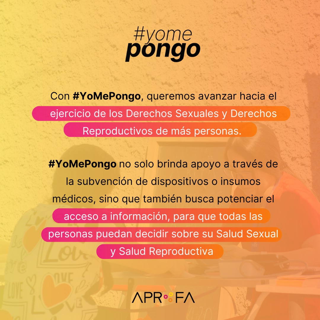 APROFAChile's tweet image. 💪 Con #YoMePongo buscamos que todas las personas puedan ejercer sus Derechos Sexuales y Derechos Reproductivos de manera plena e integral. 

Y tú ¿quieres ser parte de esta iniciativa?

¡Ingresa a aprofa.cl/yomepongo/ y haz tu aporte!

#APROFA #Salud #Chile #DerechosHumanos