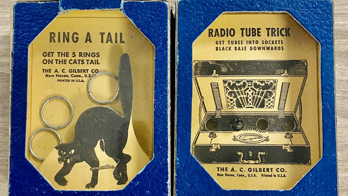 BradburySciMuse's tweet photo. One of the Bradbury’s team got these old-school #STEM toys made by sci-minded A.C. Gilbert Co. Read about the creator of these and the classic #erectorset. https://t.co/7f4eTalbUE https://t.co/G5XiDOHriD