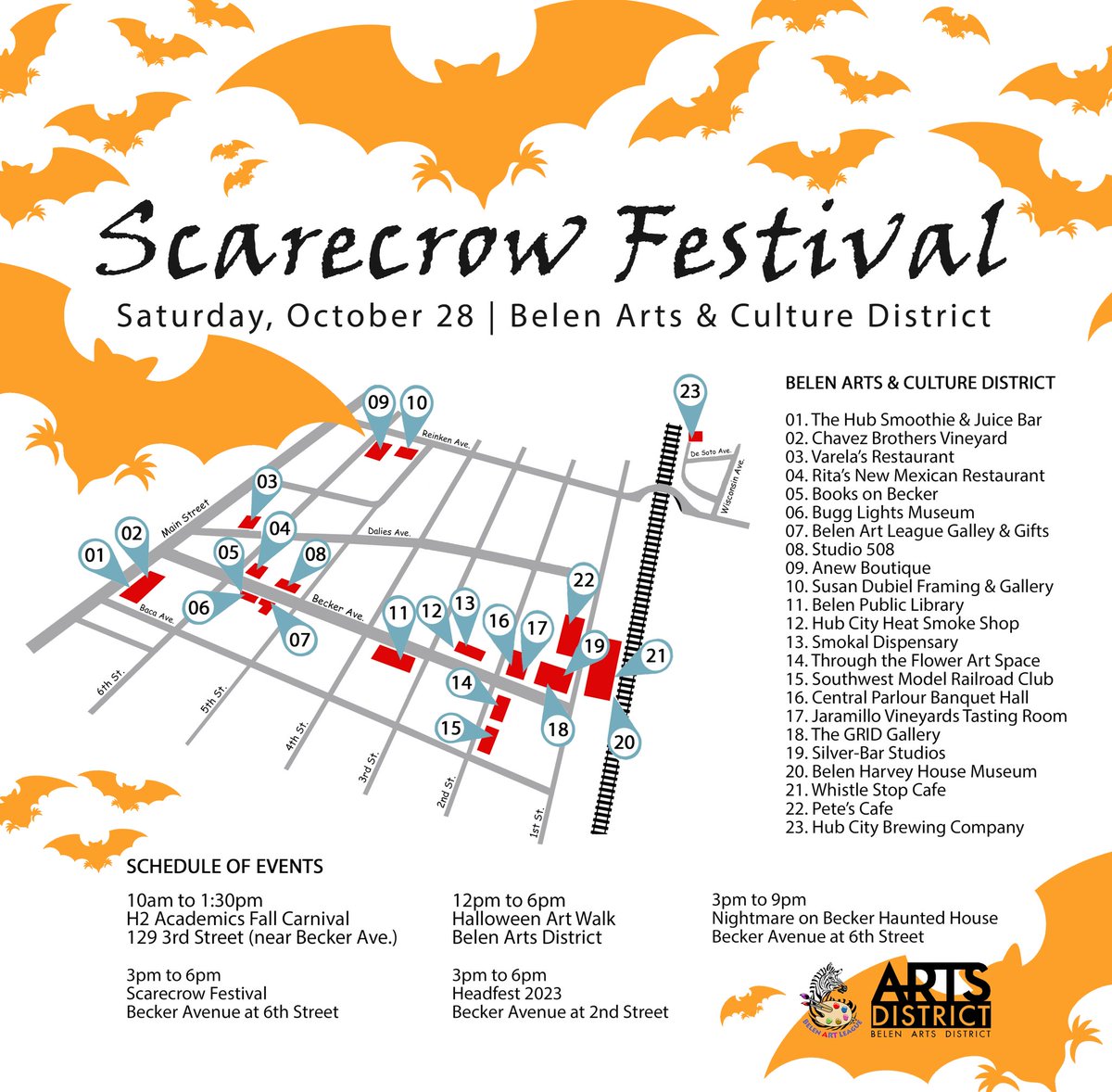 Scarecrow Festival this Saturday!
#art #artsandcrafts #scarecrowfestival #fallseason  #albuquerque #belennm #loslunasnm #valenciacountynm #newmexicoartists #newmexico