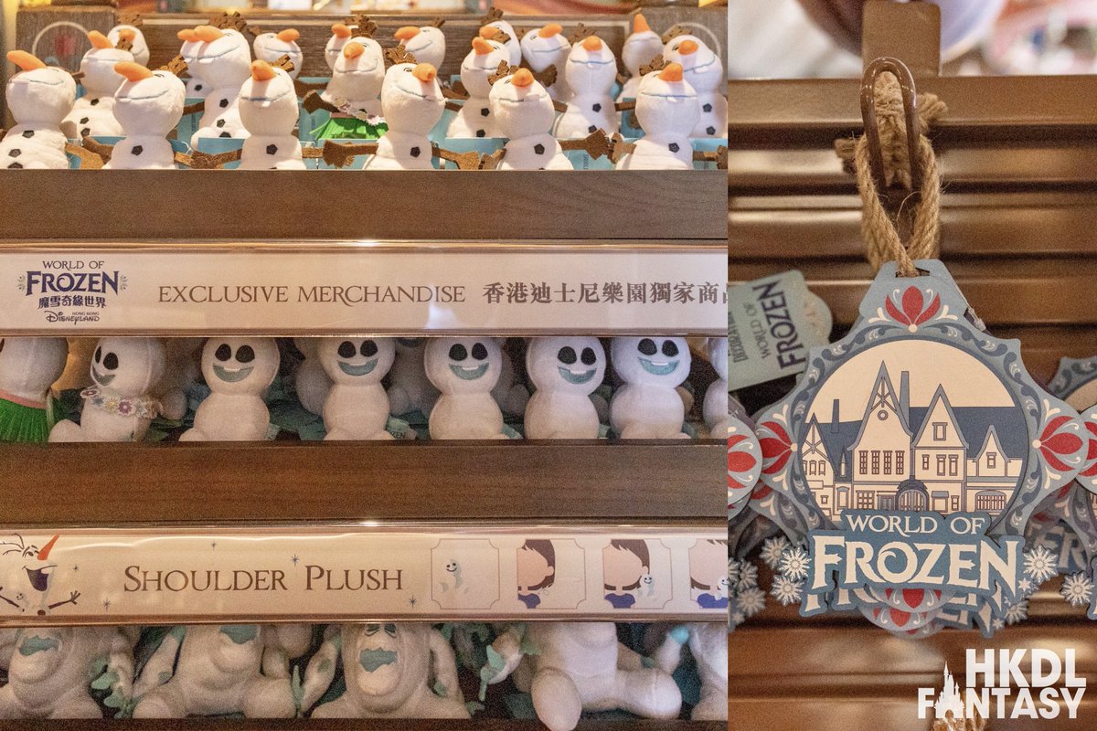 ❄️1️⃣ Merchandise items at #WorldOfFrozen. #HongKongDisneyland #hkdisneyland #HKDL #disneyparks #disney #香港ディズニーランド #ディズニー #Elsa #Frozen #アナ雪