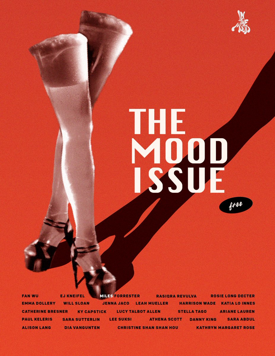 inthemoodmag's tweet photo. Issue 8: Mood is here and well, it’s a MOOD 🎭 Inspired by our Film Recommendation Generator, this issue features film recs curated by our contributors, based on a mood: obsessive, peckish, forgetful, motivated, nostalgic…

👠 READ NOW: https://t.co/CdDuSff91r https://t.co/AbCCQFCMiS