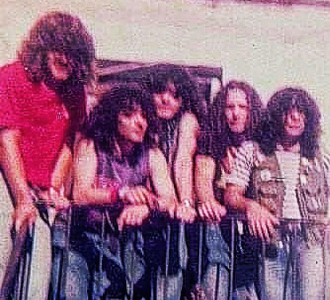 Ricardo Iorio y Juanchi Baleirón en 1984