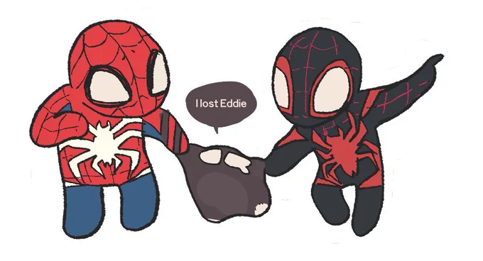 まだ私はスパイダーマンのゲーム全然序盤の方だと思うんだけどネタバレを浴びすぎたので全然関係ない絵を描いて中和します 