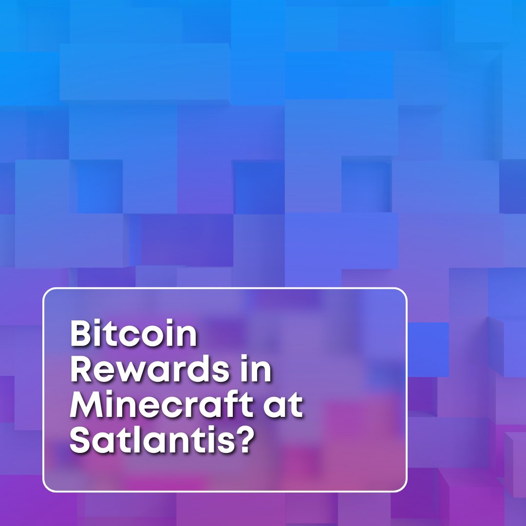 Earning Bitcoin in Minecraft with Satlantis? ⛏️ Boost hashrate, trade for sats, and get ASIC miners. Premium pass: $40/120,000 sats. Ready for the Minecraft Bitcoin adventure? #Minecraft #BitcoinEarn