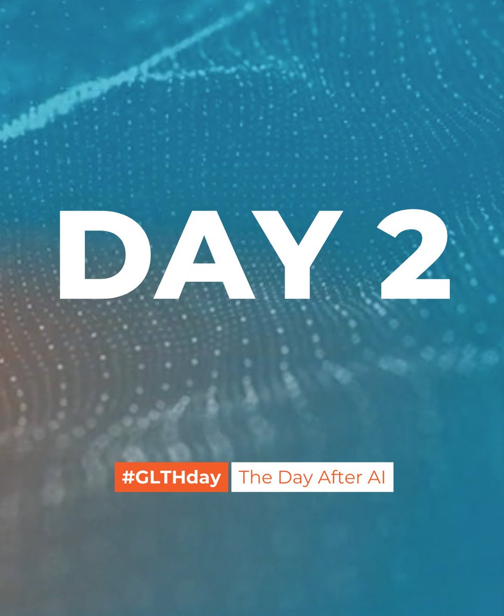Day 2 Agenda - #GLTHday! 🗓 Day 2 of GLTHday is packed with our signature #GLTHtables, where we delve into thought-provoking topics that are sure to leave no one indifferent. 🔗 glthday.com/program #GLTHday #TheDayAfterAI #GlobalLegaltechHub