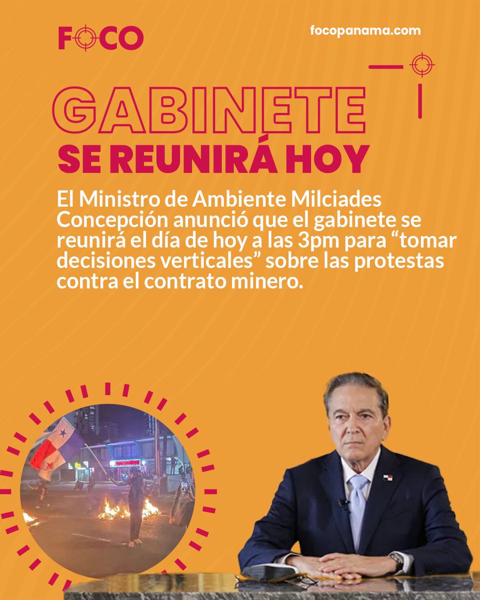 No es por criticar todo pero por qué <a href="/NitoCortizo/">Nito Cortizo</a> convoca Gabinete para las 3 de la tarde? Por qué no a las 7 de la mañana? Otro día del país inmerso en protestas y malestar. Hay algo más importante en la agenda? País enredado y ni para reunirse reaccionan!!!!
