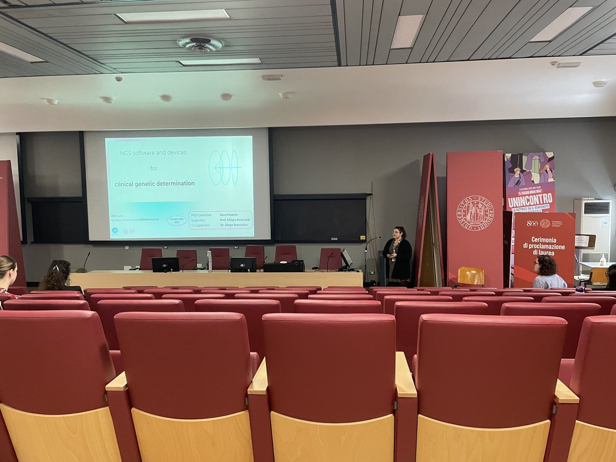 RomualdiLab (@labromualdi) on Twitter photo First year âś…
Second year ⏳
Congratulations to @ilabil96 and Sara Potente for presenting their first year progress report. Well done 👏
<a href="/DiBio_UniPD/">Department of Biology – University of Padova</a> <a href="/UniPadova/">Università di Padova</a> <a href="/drisso1893/">Davide Risso</a> First year ✅
Second year ⏳
Congratulations to @ilabil96 and Sara Potente for presenting their first year progress report. Well done 👏
<a href="/DiBio_UniPD/">Department of Biology – University of Padova</a> <a href="/UniPadova/">Università di Padova</a> <a href="/drisso1893/">Davide Risso</a>