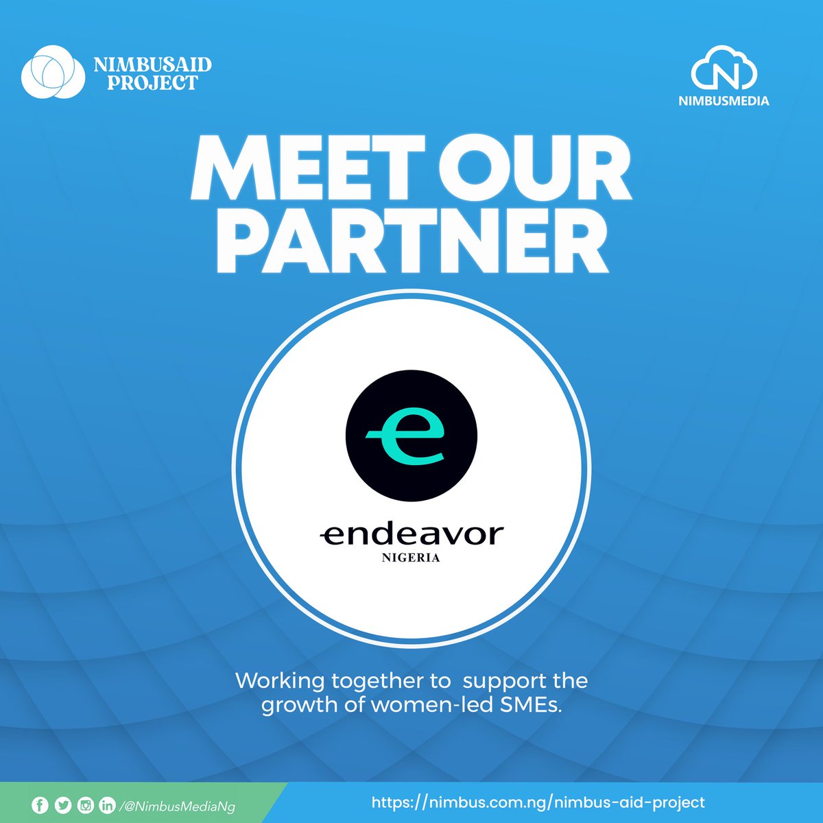 NimbusMediaNG's tweet photo. We are pleased to announce @GuinnessNGRPlc and @EndeavorNigeria as partners of the Nimbus Aid Project 2023. โจ๐ค
#EmpowerSMEs #partnerships #NimbusmediaLimited #NAP2023 #NimbusAidProject #NimbusAidProject2023 #womenempowerment #womenledbusiness #smes https://t.co/1azGWfFl6Z
