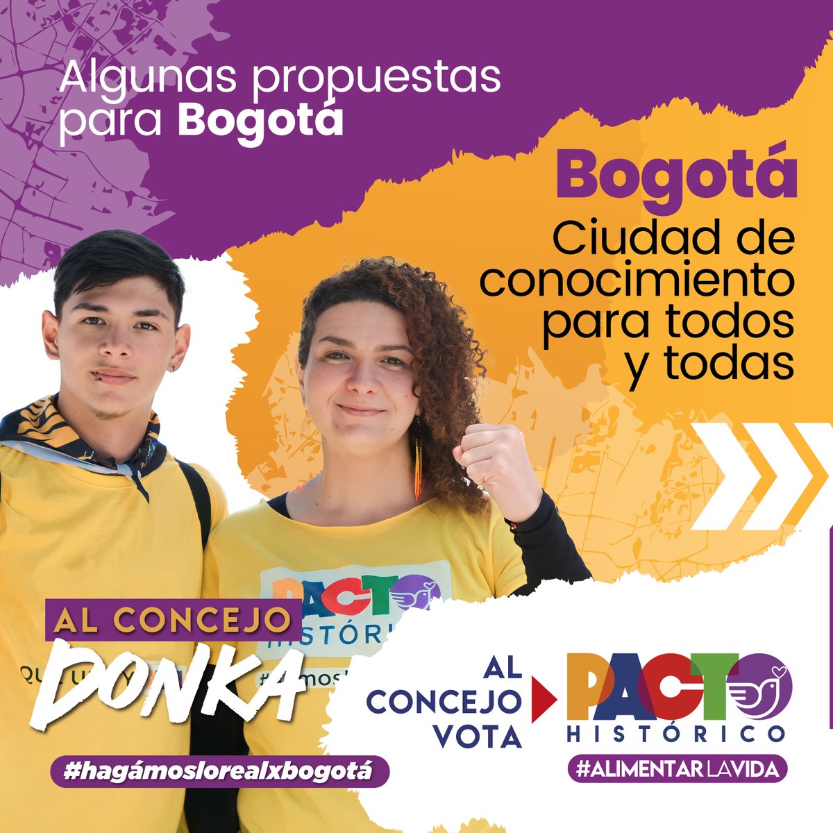 Donka_At's tweet photo. Bogotá es una ciudad que ha avanzado en la garantía de derechos.

Por eso con el @PactoHistorico en el Concejo y la Alcaldía desarrollaremos un ambicioso plan de fortalecimiento de la educación en diferentes modalidades. #BolívarTuAlcalde #BogotáVotaPacto. Sigamos ganando. https://t.co/Va9V97U9pr