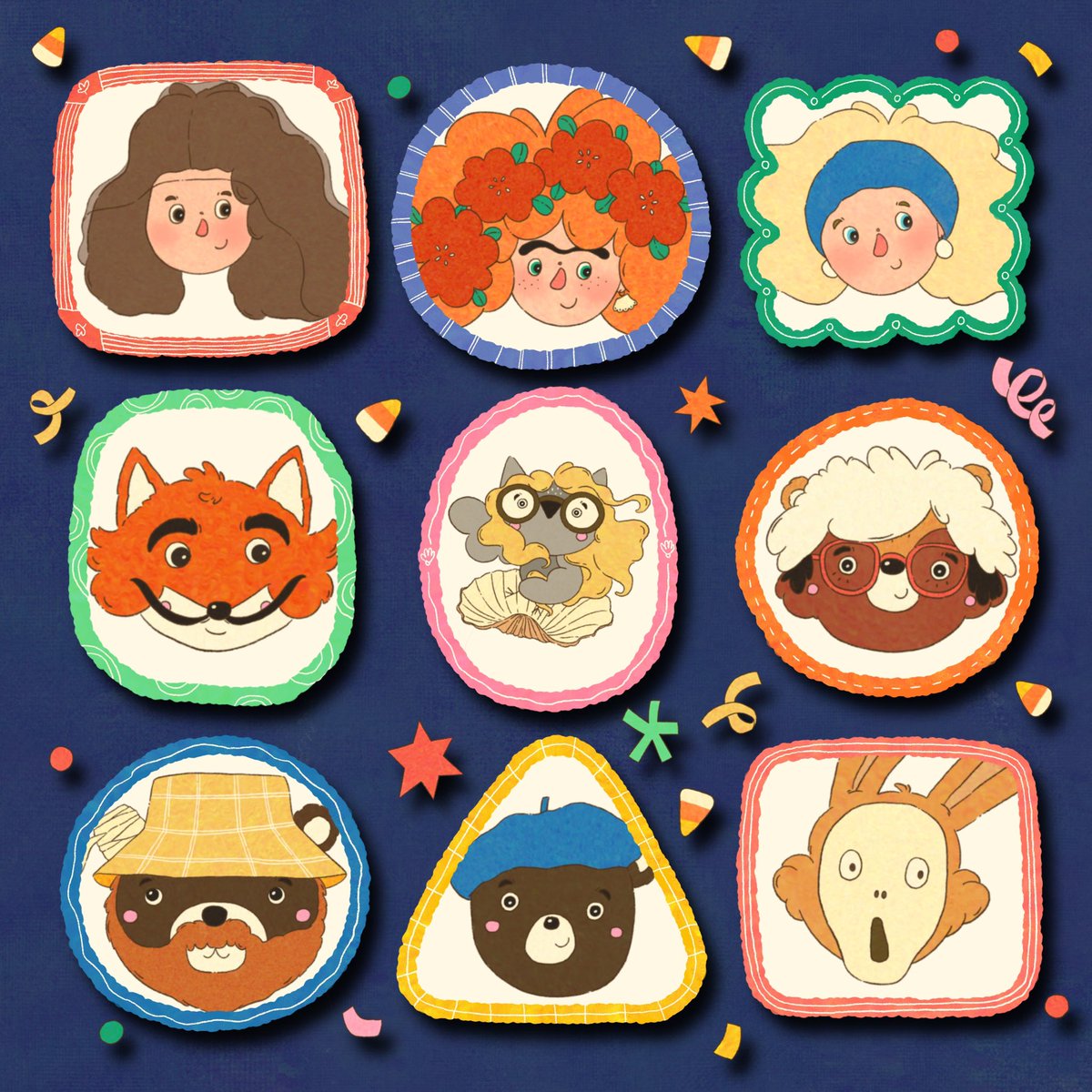 🦊🐻🐻🐰🦉🐿️ มองออกกันมั้ย?
ฮาโลวีนนี้ชาววู๊ดแลนด์ โคฟเป็นใครกันบ้างน้า😛

#thebakecottage #woodland #halloween #halloweennight #octobake #october
#autumn #illustration #illustrationartists #illustrator #illustragram #art #artist #artwork #draw #drawing #color #coloring #byraiwin