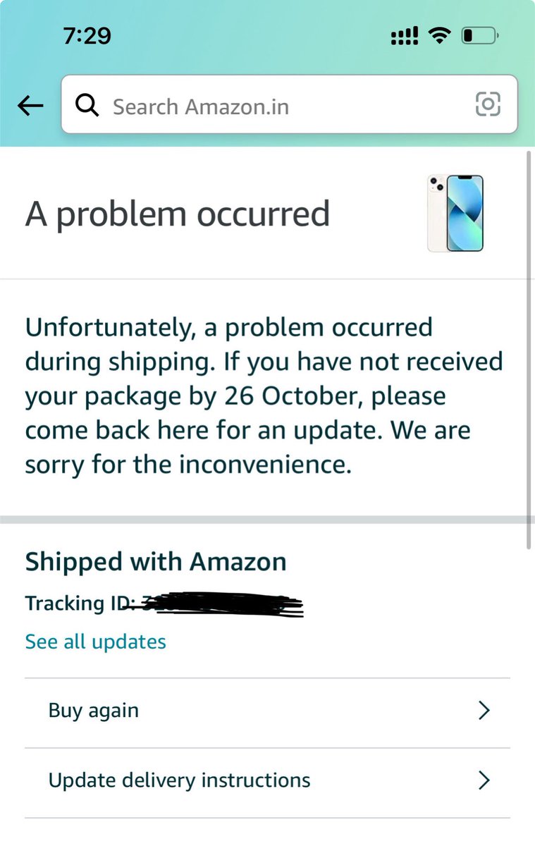 m1s2d3's tweet photo. @amazonIN There is scam going on amazon.If you were able to order discounted Iphone in Great Indian https://t.co/h15IdtPmiQ doesn't mean you are going to get it.I ordered Iphone 13 on 7th https://t.co/0wchsafuCl was supposed to deliver today.But It got cancelled.@TechnicalGuruji https://t.co/RQ056W9moa