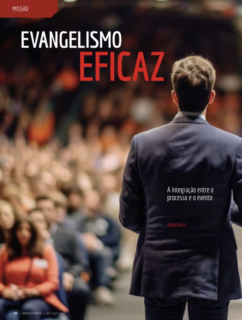 “O planejamento de uma campanha de evangelismo deve levar em consideração não apenas o evento em si, mas todo o processo que o antecede e que o sucede.” Rafael Rossi 

Leia o artigo de <a href="/rafaelrossi7/">Rafael Rossi</a> em:

ministeriopastoral.com.br/evangelismo-ef…