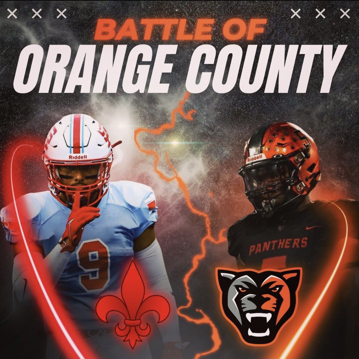 OrangePFootball's tweet photo. Friday night @ Fred Kelly 🏟️ https://t.co/fN0Gn54Shk