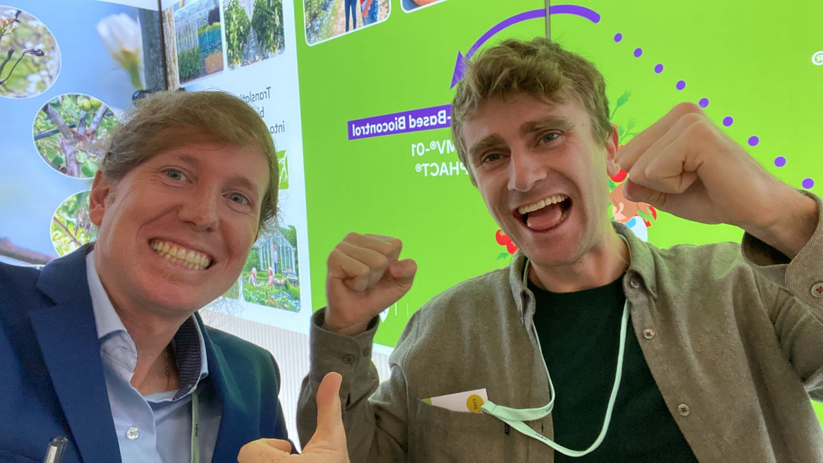 AnneliesJust's tweet photo. DCM wins the Bernard Blum Award 2023 for most innovative biocontrol product wit PEA-02! #Bacteriophages #dcm_organic #Innovation #Teamwork #ABIM https://t.co/9VXHEwwXah