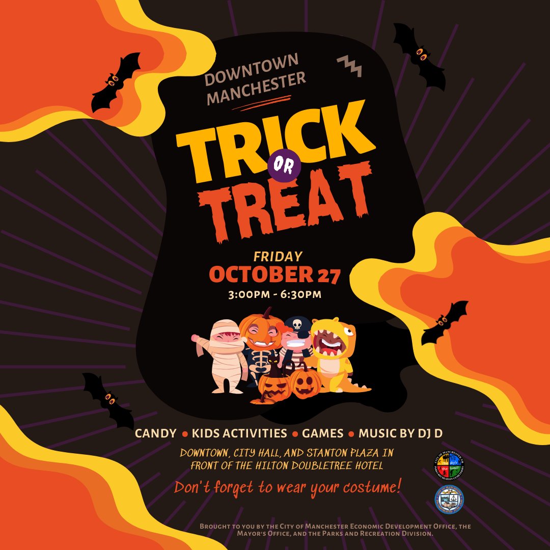 Lots of fun to be had this week. Check out all the spooktacular events happening all week long here in Manchester, NH. manchesterinklink.com/nightmare-on-t…