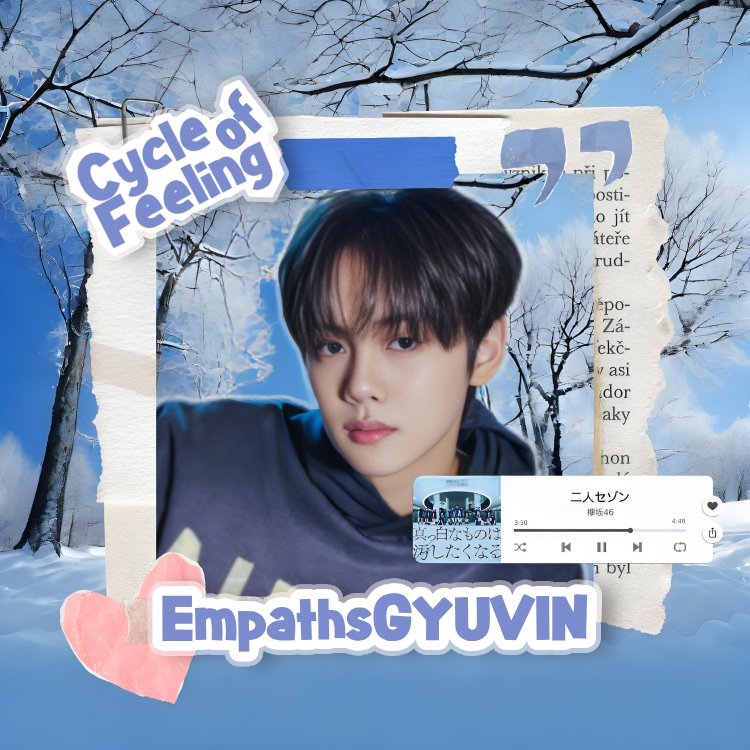 Forthsike's tweet photo. It's been a smooth week, observing the seasons changing just like that. And today, I, EmpathsGYUVIN, realize that emotions, much like the shifting seasons, can transform, and I'm all in for embracing and accepting whatever feelings come my way. https://t.co/rtICHd1pSd