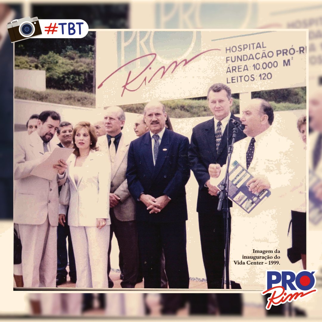 prorim's tweet photo. O #TBT de hoje nos leva 1999 📸🎞

A Fundação Pró-Rim inaugura sua sede própria, o Complexo Vida Center. 

Na foto, a equipe Pró-Rim e autoridades como o prefeito de Joinville Luiz Henrique da Silveira; o secretário estadual da saúde Eni Voltolini e o vice-governador Paulo Bauer. https://t.co/hxlyWN64U0