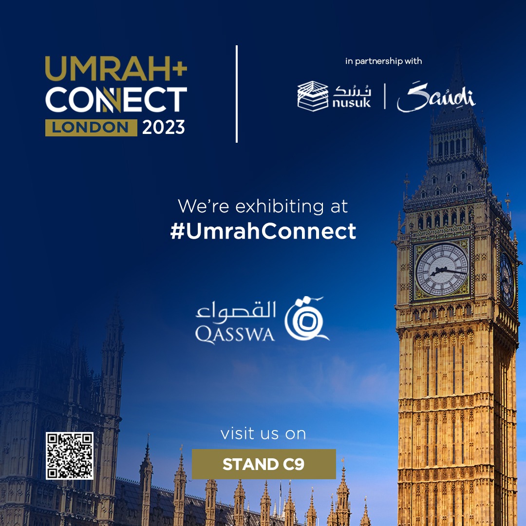 Qasswa's tweet photo. Visit us @UmrahConnect
@MyNusuk
#UmrahConnect #UC2023 #MyNusuk #Nusuk #STA #VisitSaudi #UmrahPlus #b2b #networking #Travel #Tourism #ksa #Makkah #Madina #London https://t.co/QcmvuK1q84