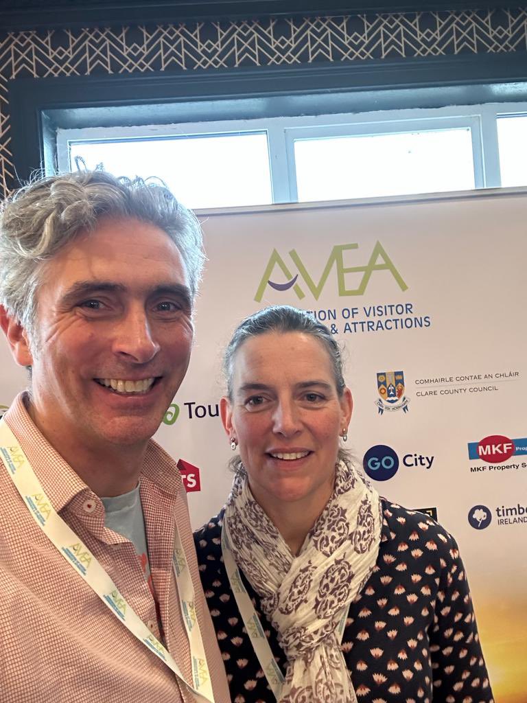 At the AVEA Conference at the Falls Hotel in Ennistymon taking inspiration and learnings from those in the visitor attraction sector while also taking in the stunning scenery of County Clare including the falls, which are in full flow. #AVEAconf23 @avea_ireland