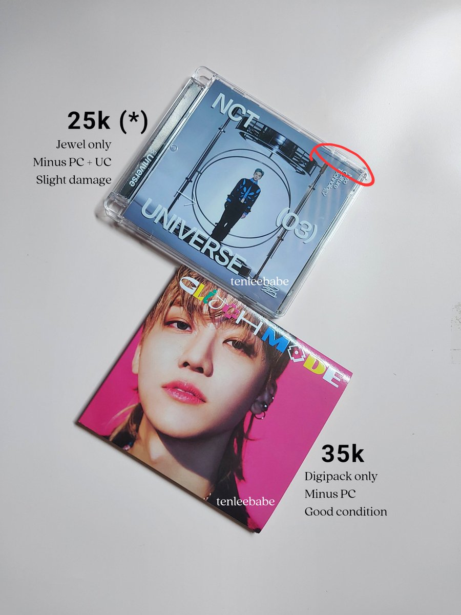 tenleebabe's tweet image. WTS // WANT TO SELL 

📍Jaktim
- mostly good condition
- keep event shopee
- negotiable
- worldwide shipping 🌎

t. wts jual lfb pc album glimo glitch mode merchandise md photocard nct 127 dream wayv taeyong ten winwin renjun chenle kihno jewel universe digipack dicon resonance