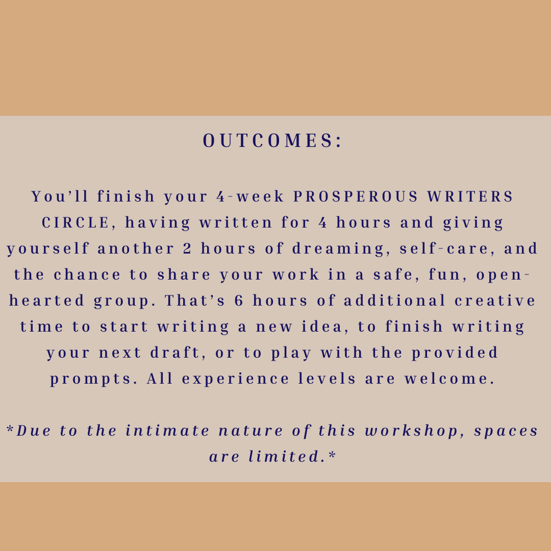 Less than two weeks until THE PROSPEROUS WRITERS CIRCLE begins!! More details at: 
laurelbradycreations.com/services/p/the…

#writingworkshop #remotewritingworkshop #zoomworkshop #laurelbradycreations #awardwinningwriter #storyeditor