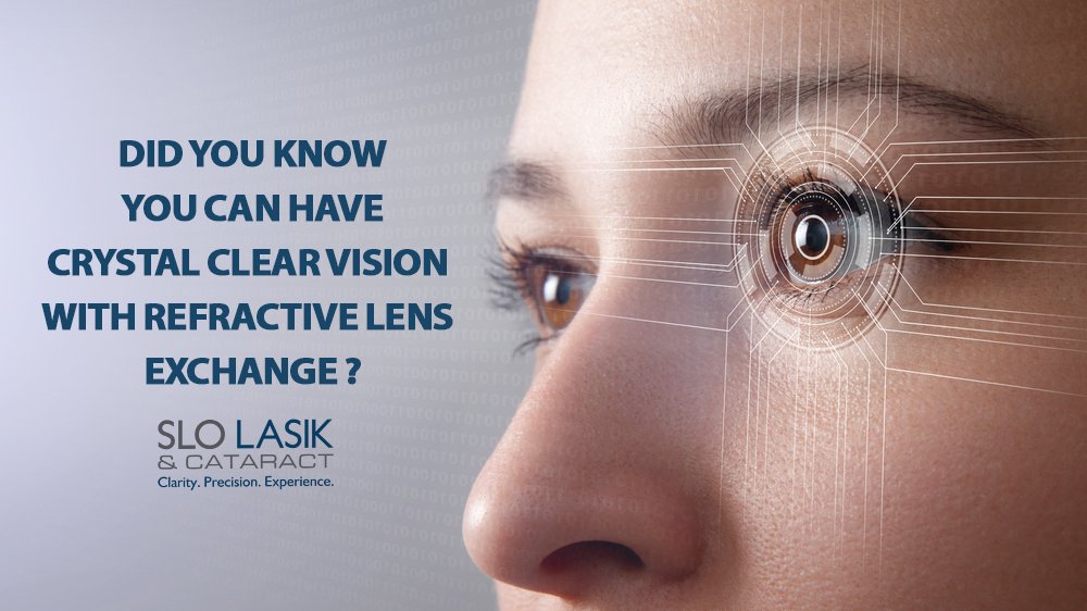 SLOlasik's tweet image. Did you know you can have clear vision without being dependent on glasses or contact lenses with a procedure known as Refractive Lens Exchange (RLE)? 

Visit our blog to learn more about refractive lens exchange (RLE)! #SLOLasik #BetterVision #EyeCare

ow.ly/Mxa050PUQHI