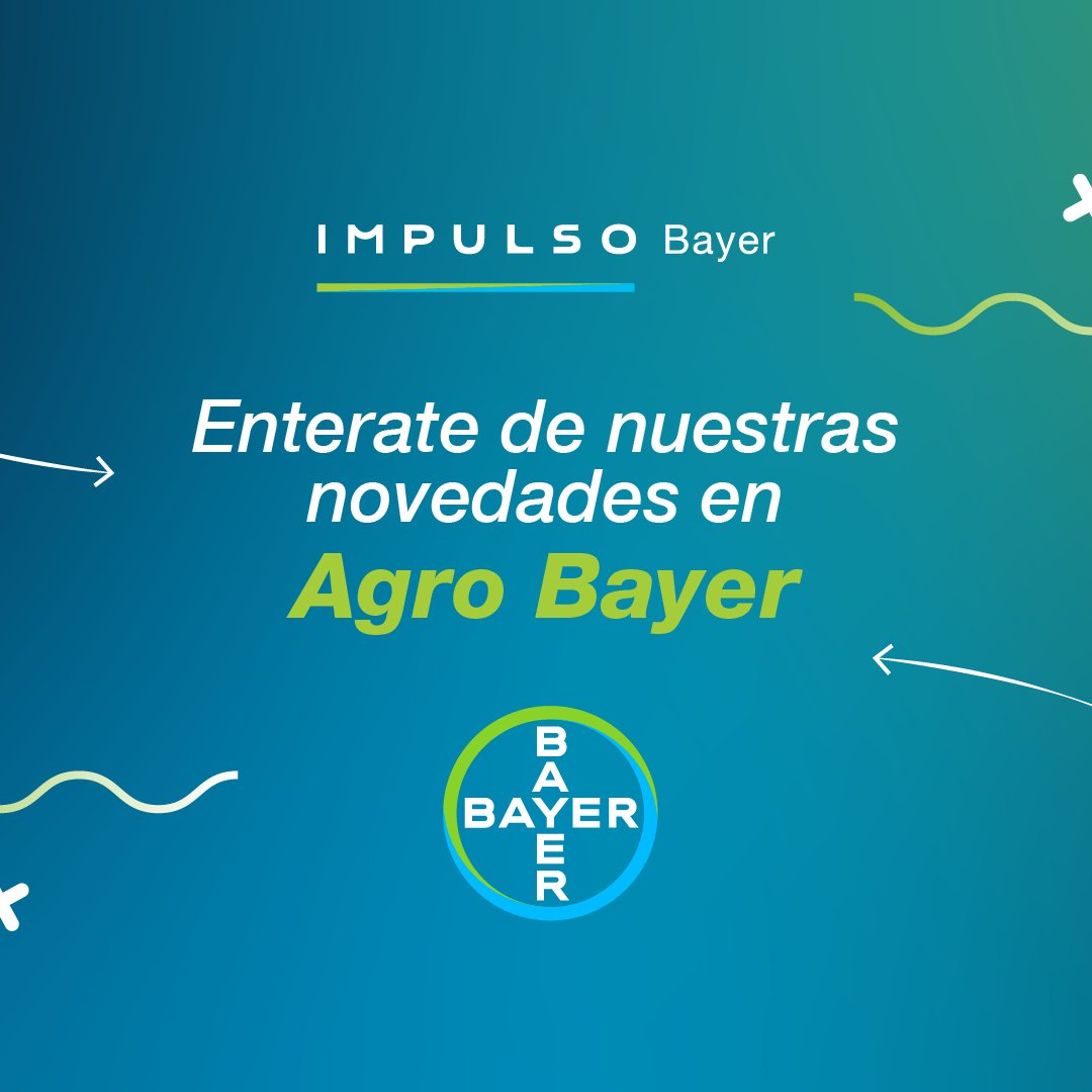 ImpulsoBayerAR's tweet photo. Impulso Bayer, el programa de experiencias en el que podés sumar puntos con tus compras de productos Bayer. Después, ¡los canjeás por productos, servicios y por muchos beneficios más!

Así de fácil, así de bueno. ¿Qué estás esperando?

¡Conocé nuestras novedades en @AgroBayerAR! https://t.co/rvANLKq4Qo