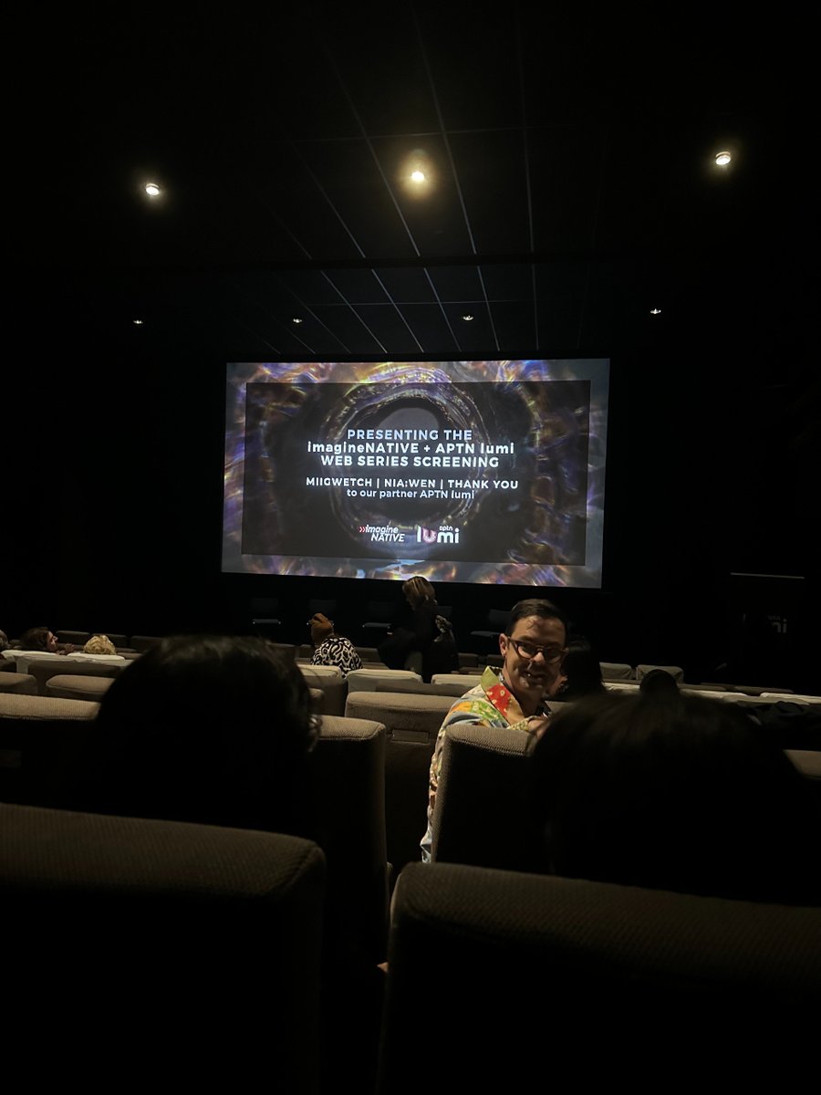 Deb Day and IBD's project manager &amp; editor, Teagan, celebrating the incredible journey of our client, D Dot H, at the 24th annual imagineNATIVE Film + Media Arts Festival!  

#ddoth #indigenousmedia #indigenousfilm #aptnlumioriginal #clientlove