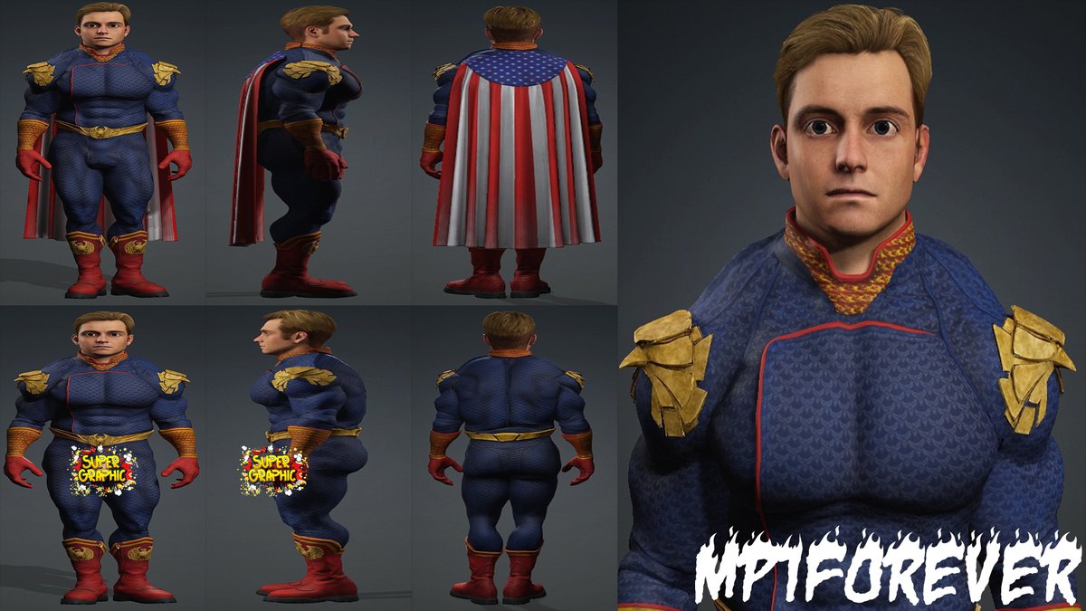 mp1forever's tweet photo. #Homelander from #TheBoystv is now available on my Patreon for #IClone8 and #CharacterCreator4!!

2 Non Standard Versions
Face Mapped for AccuLips
Anatomically Correct with Lewd Morphs

https://t.co/Whv1KH3Yal https://t.co/2o5eyJbRG5