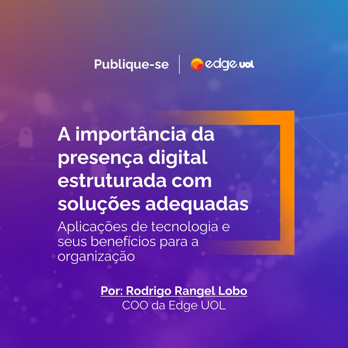 O COO da Edge UOL, Rodrigo Lobo, apresenta a importância de aplicações de tecnologia assertivas e estratégicas para o negócio.💡

Artigo disponível no link:
edge.uol/pt/insights/ar…