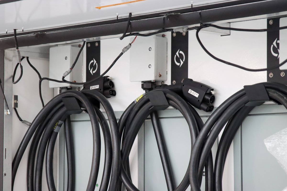 DANGER: High Voltage ⚡

With lead times of 6 months and a fraction of the cost of level 3 in-ground chargers, Lightning Mobile continues to be a popular product among fleets making the switch to electric. 
🔌  bit.ly/473zw6y.
#LightningElectric