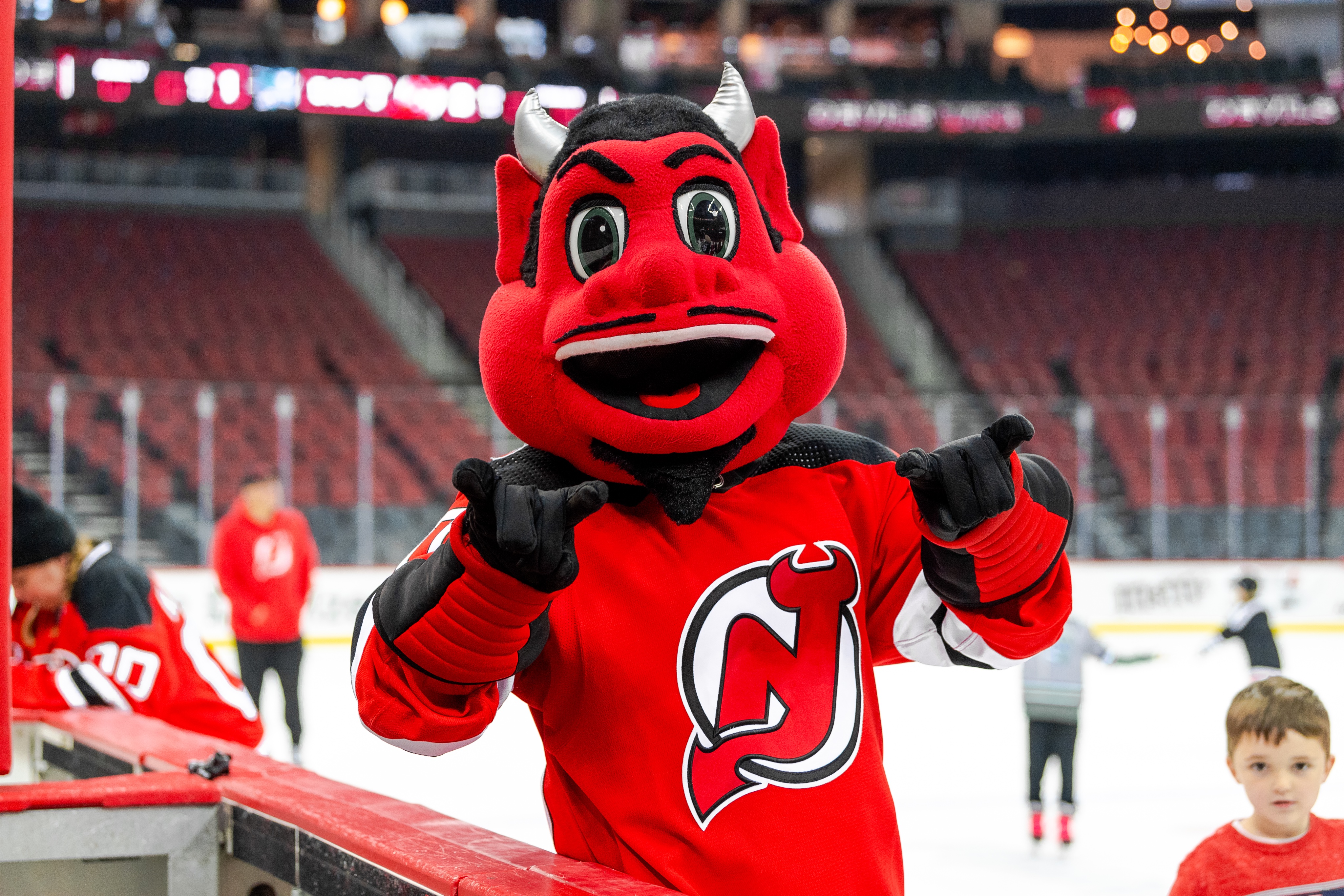 The Mascot Madness continued with some - New Jersey Devils