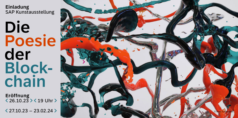 collective_flux's tweet photo. 1/ 🎨 Announcing @SAP 's landmark #art exhibition: "The Poetry of Blockchain" 
- probably the largest NFT-Group show in Europe this year combined with physical artworks. 
Running from Oct 27, 2023, to Feb 23, 2024.
Vernissage Oct 26, 7pm
SAP Headquarter, Walldorf https://t.co/xlS4tPLrt9
