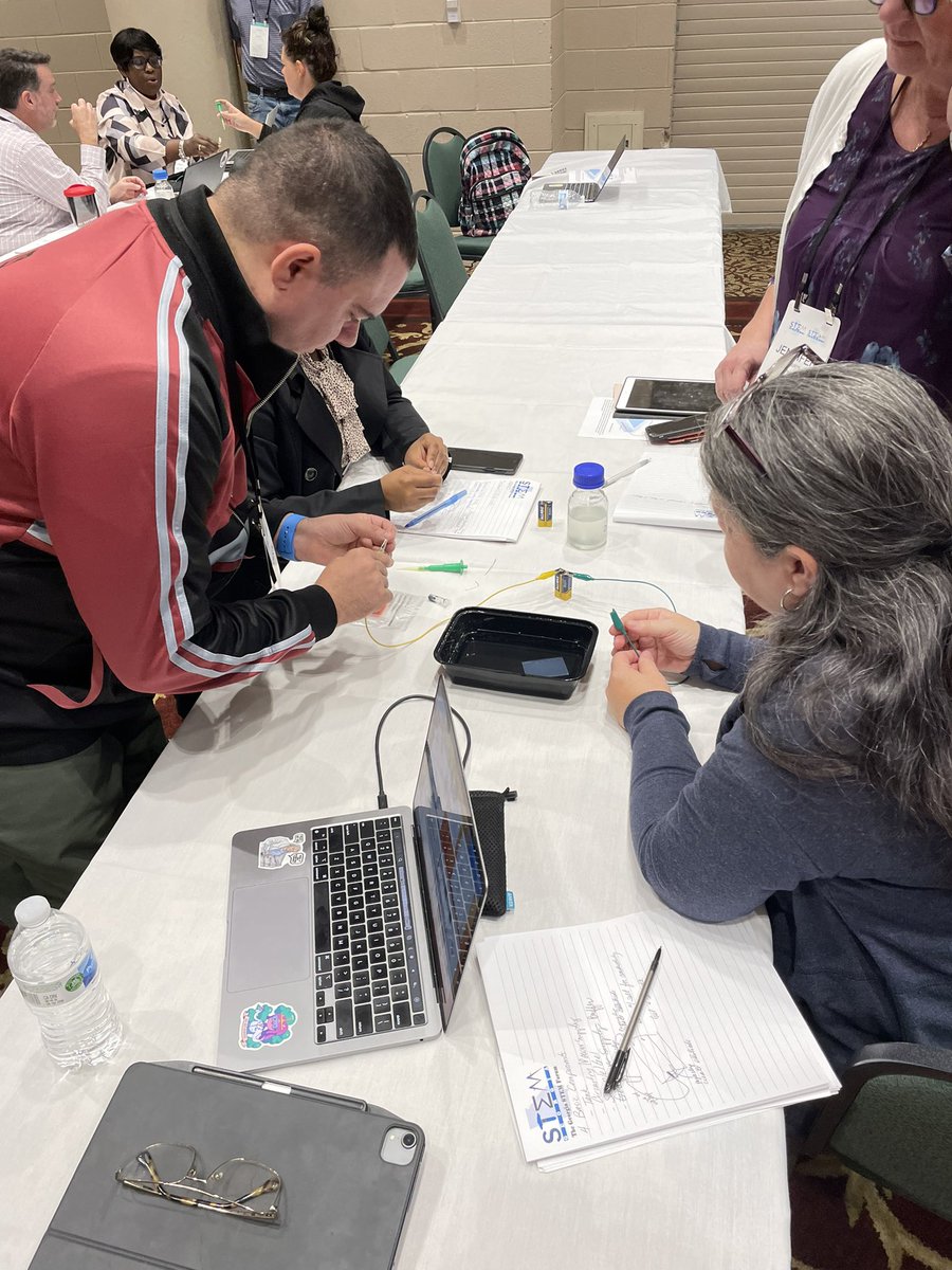 Great presentation at the GA STEM Forum today with Mr. Alligood!  We showed participants our BRIGHT process-thinking model and had them complete the same challenge we have our rising 8th graders complete for their STEM interview.