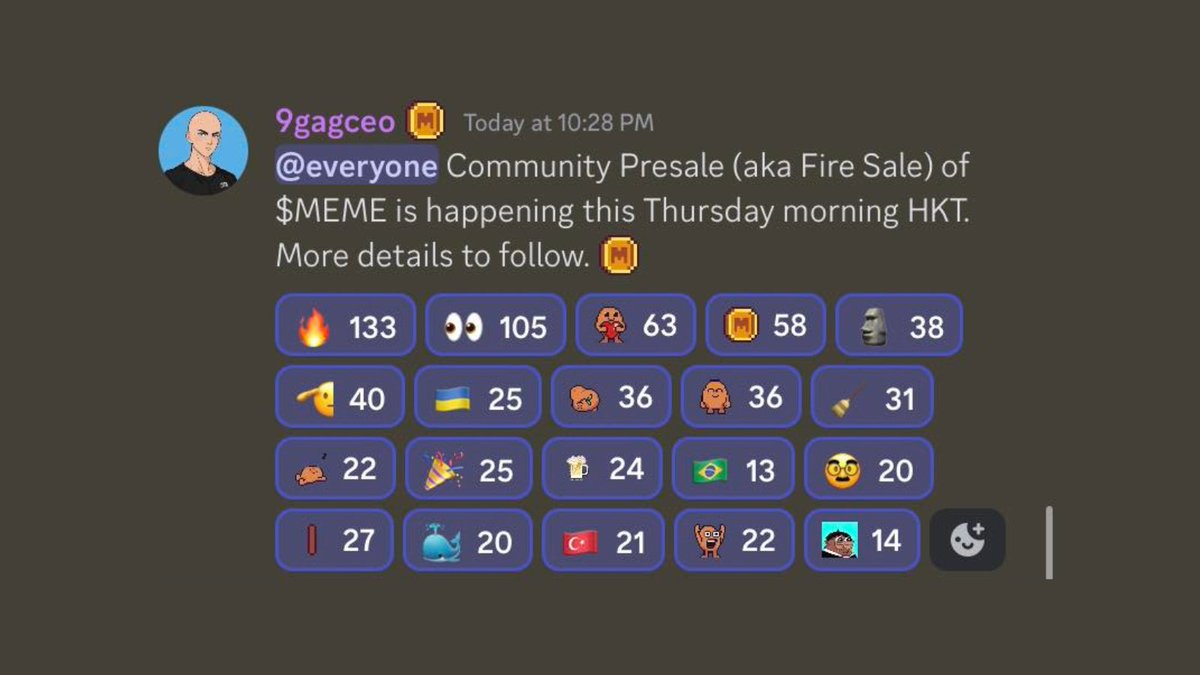 BREAKING NEWS! 📌

MEMECOIN PRESALE WILL BE HAPPENING THIS COMING THURSDAY MORNING HONGKONG TIME.

MORE DETAILS TO FOLLOW. 

Source: Memeland discord announcement section
