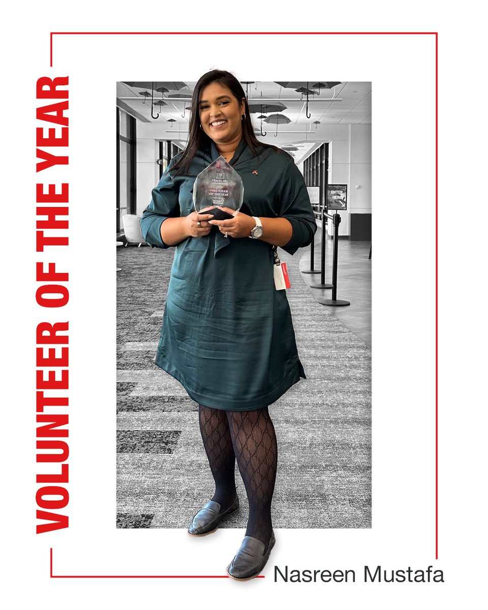 Congratulations to Nasreen Mustafa, our Volunteer of the Year! A $2K donation will be made in her name to the charity of her choice – UConn Asian American Cultural Center Endowment – as part of this honor. Special thanks to @HartfordHealthC for sponsoring our volunteer program.