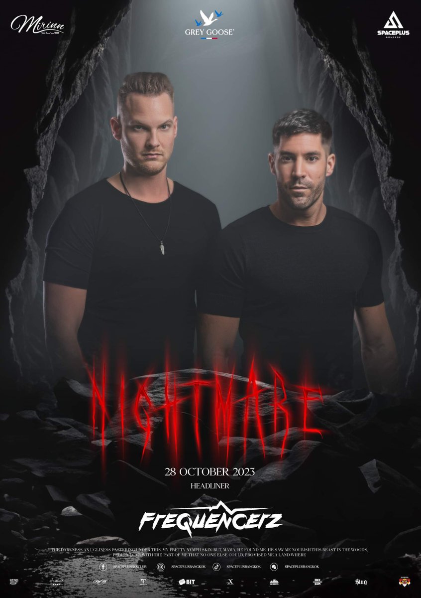 🇹🇭 Space Plus Bangkok ready for our yearly Halloween Rave! Nightmare Bangkok EP 2 pres. 

27th Oct - @DJRayRay_Taiwan x @MADGRRLmusic x @skyskytunes 

28th Oct - @Frequencerz 🔥🔥🔥🔥🔥