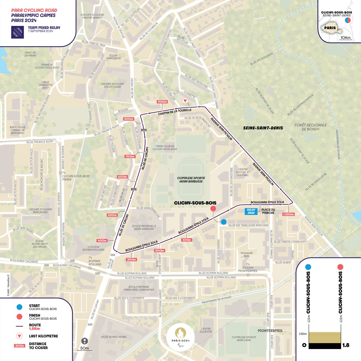 🚴‍♂️ Unveiling the Para-Cycling Road courses for <a href="/Paris2024/">Paris 2024</a> 🇫🇷! 

The road to glory is set and so are the Time Trial, Road Race, and Mixed Team Relay courses for the Paralympic Games🔥

📆 4-7 September 2024 

Take a look below ⬇️ 

<a href="/Paralympics/">Paralympic Games</a> | #Paris2024