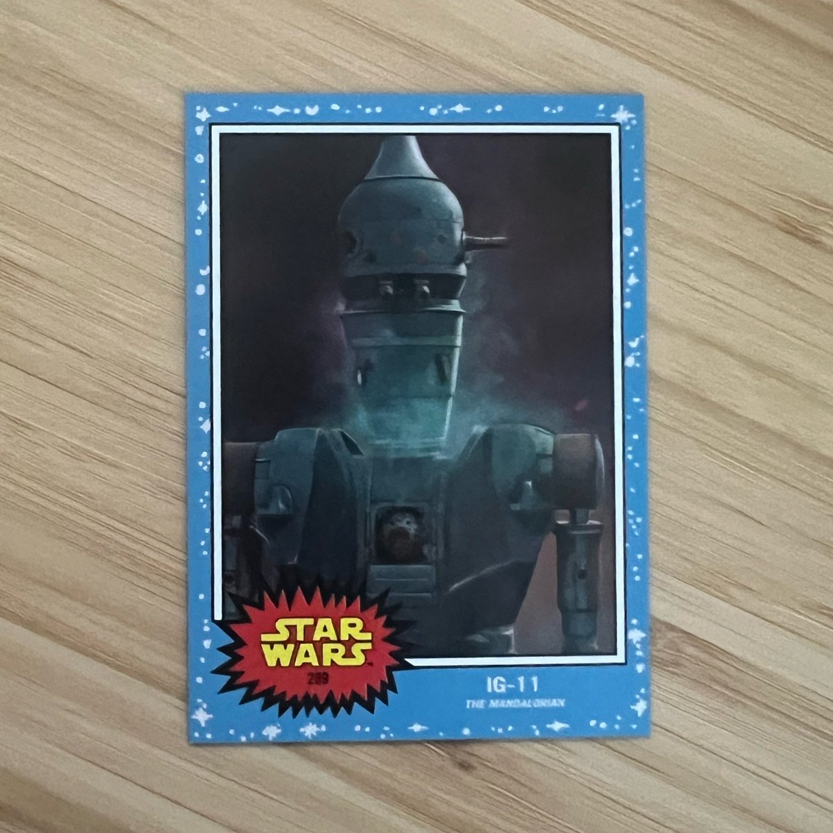 OnaimCollection's tweet image. 2022 Topps Star Wars Living Set Card #289 IG-11 -#StarWars #TheMandalorian