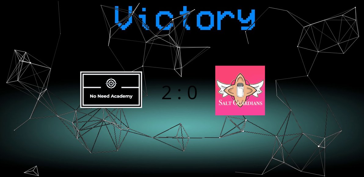 Das D in NNA steh für unglaublich dominant.

Wir gewinnen das erste Spiel mit 2:0 gegen die Salt Guardians.

#NNAWIN