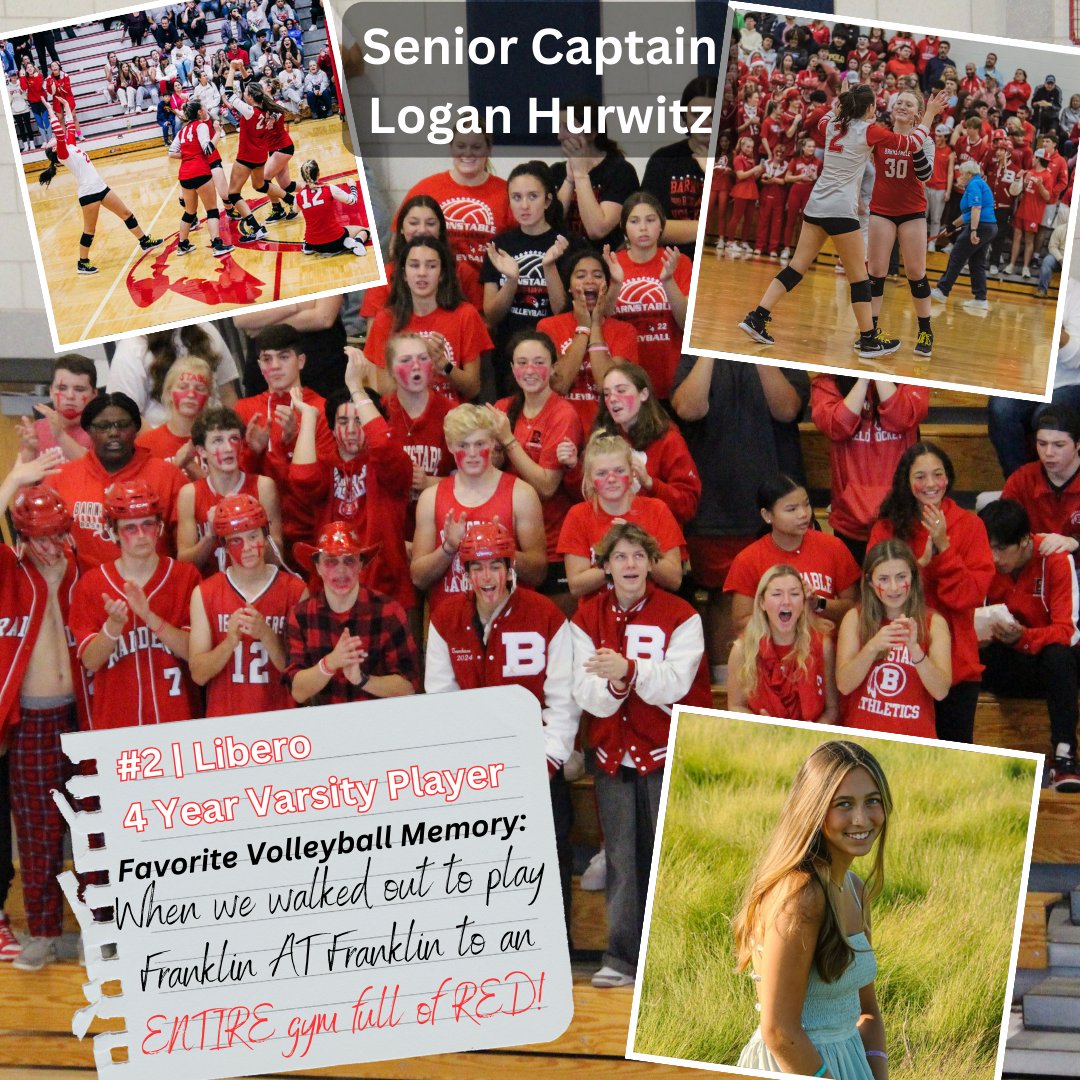 Barnstable Senior🩷Moments: 🔥Logan "Lo" Hurwitz🔥#2 | Libero | 4 Year Varsity Player | Favorite Memory: When we walked out to play Franklin AT Franklin to an ENTIRE gym full of RED!"
🔥🏐🩷🏐🔥🩷WE LOVE YOU LOGAN!!!🩷
<a href="/VbCape/">Cape Cod VB</a>
