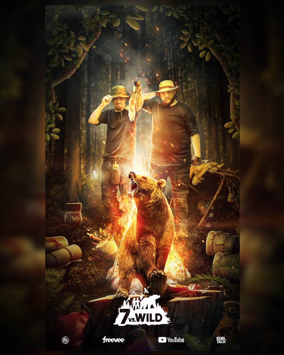 7Vs Wild Artwork für <a href="/Papaplatte/">Papaplatte</a> und <a href="/Reeze/">Reeze</a> 🐻🔥
